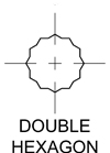 double hex rotary broach