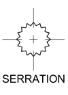 serration rotary broach