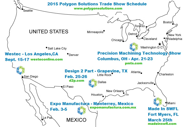 Polygon Solutions 2015 Trade Shows